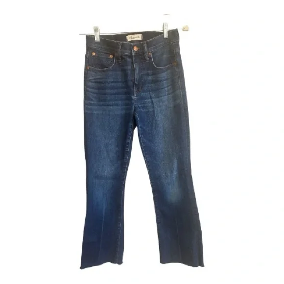 Madewell Cali Demi Boot Women's Straight-Leg Jeans Size 25 - Picture 1 of 6